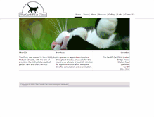 Tablet Screenshot of cardiffcatclinic.co.uk